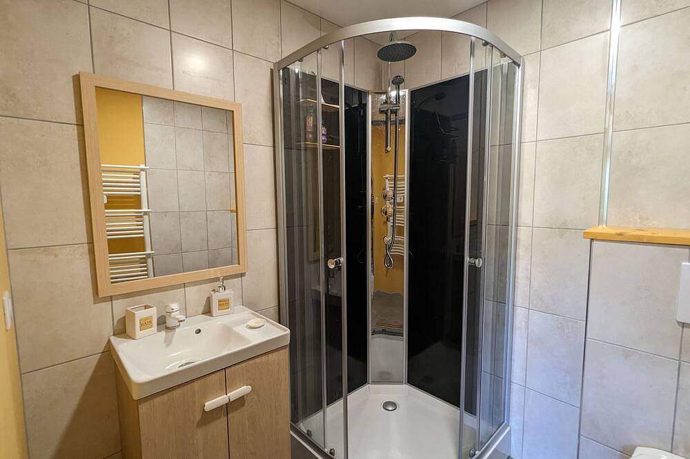 Chambre climatisée avec salle d'eau privative et accès jardin in Rehaupal, Saint-Dié-des-Vosges