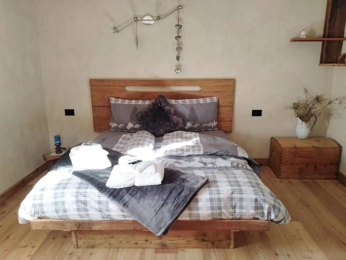 BnB für 4 Personen, mit Garten und Ausblick in den Dolomiten
