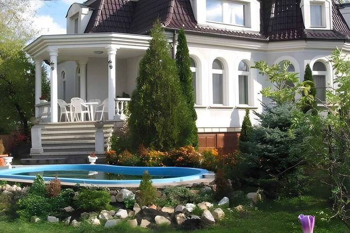 Ferienhaus für 10 Personen, mit Garten und Balkon sowie Sauna - 1