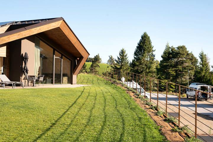 Chalet voor 4 personen, met sauna en tuin in de Dolomieten
