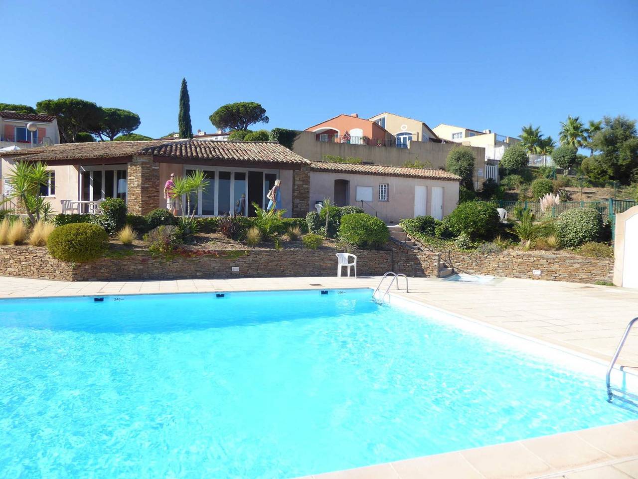 Ferienhaus mit Blick auf Grimaud in Cogolin, Draguignan Region