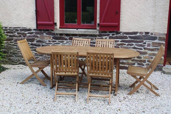 Location de vacances pour 6 personnes, avec jardin ainsi que terrasse et vue à Saint-Onen-la-Chapelle - 4