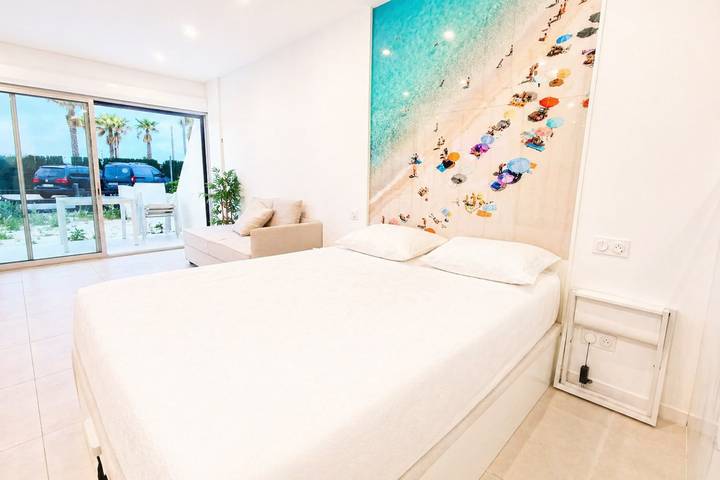 Studio pour 3 personnes, avec terrasse