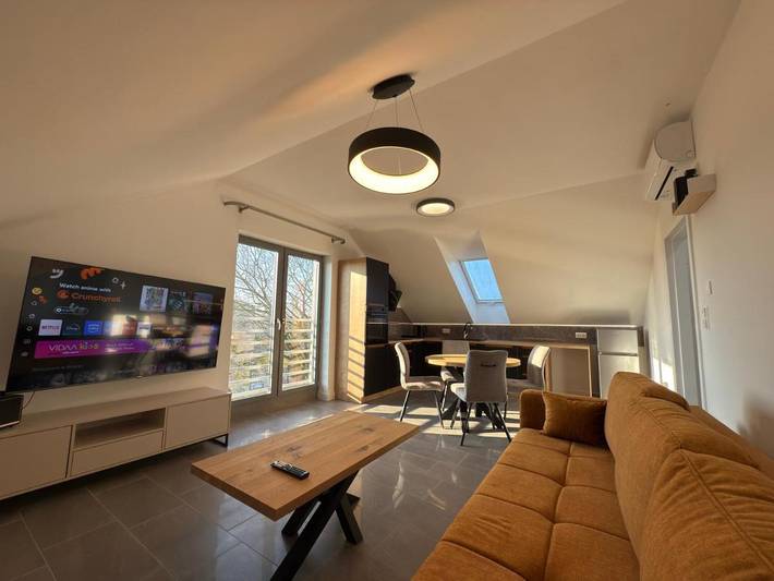 Ferienhaus für 5 Personen, mit Ausblick und Balkon