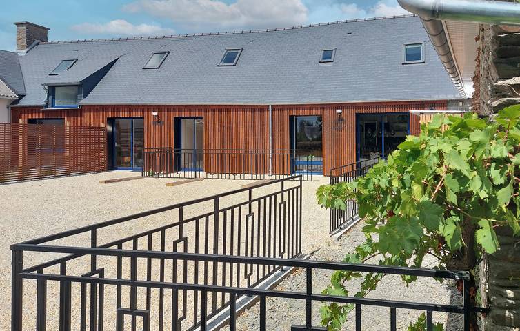 Gemütliche 1-Zimmer-Wohnung mit Garten in der Nähe der Küste und des Stadtzentrums in Huisnes-sur-Mer, Mont-Saint-Michel-Bucht