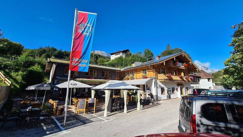 BnB für 2 Personen, mit Terrasse und Ausblick in Ramsau bei Berchtesgaden