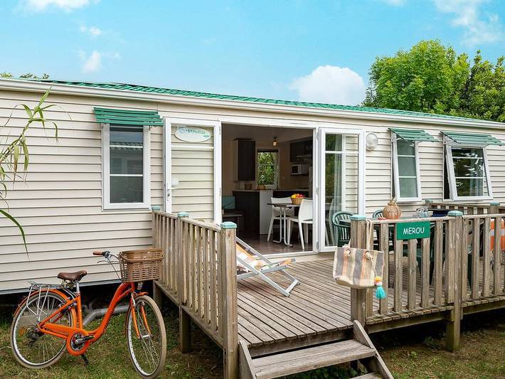 Camping Les Dunes - Mobilhome 4 personnes - Confort 2 chambres in Ars-en-Ré, Île de Ré