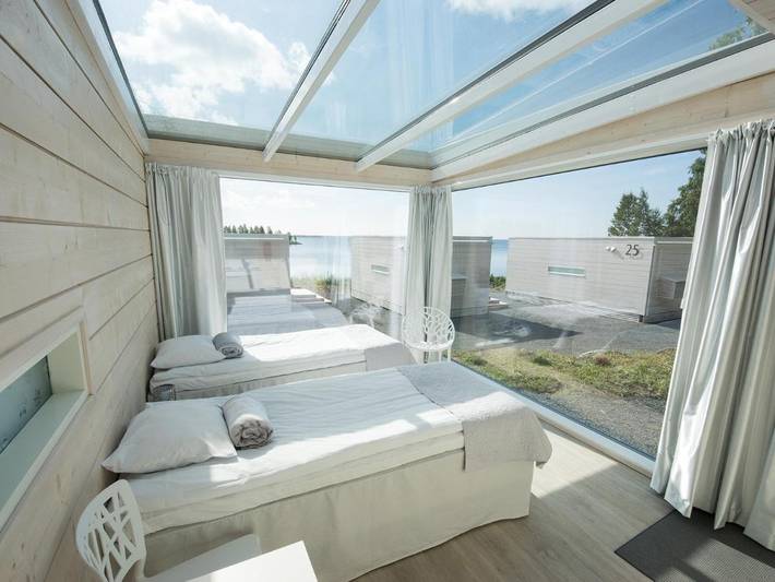 Wynajem wakacyjny dla 3 osób, z jacuzzi i sauna w Laponia