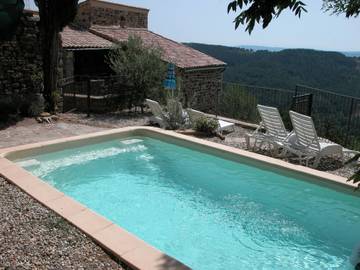 Ferienhaus für 4 Personen, mit Pool und Terrasse, mit Haustier in der Ardèche
