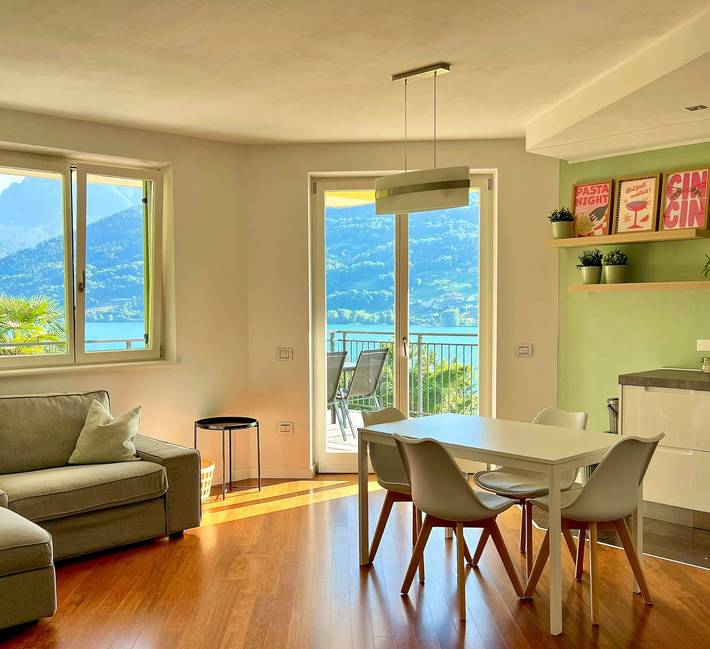 Ganze Wohnung, Blick auf den Caldonazzo-See mit großer Terrasse in Ischia (Pergine Valsugana), Pergine Valsugana