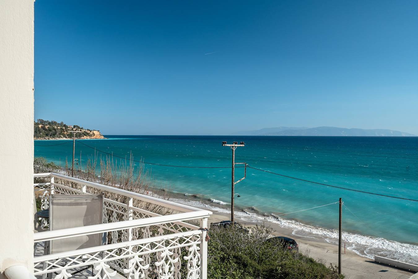 Kamer 'Angela partial sea view 8' met zeezicht, wifi en airconditioning, foto 6