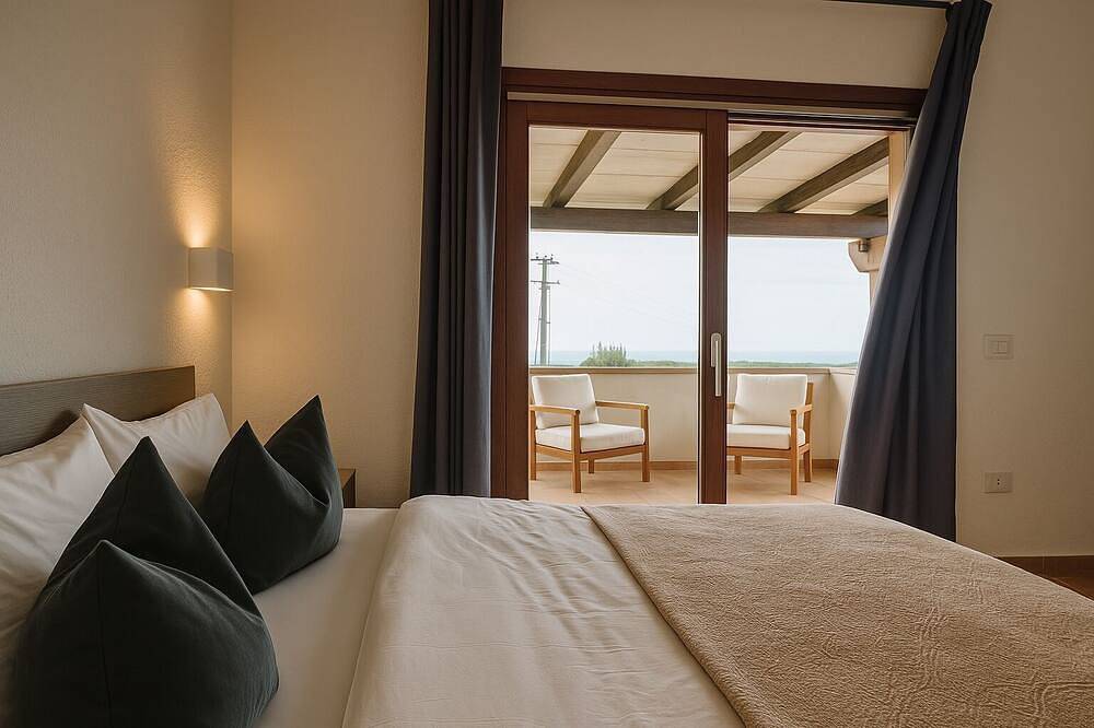 Spektakuläres Haus mit Meer- und Bergblick & Pool – perfekte Lage zum Entspannen in Case Peschiera-Lu Fraili, San Teodoro