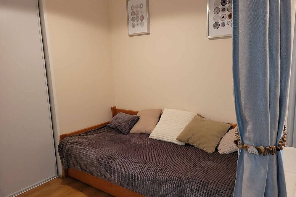 Ganze Wohnung, Appartement am Meer mit Balkon, Parkplatz und gemütlicher Einrichtung in Merlimont Plage, Merlimont