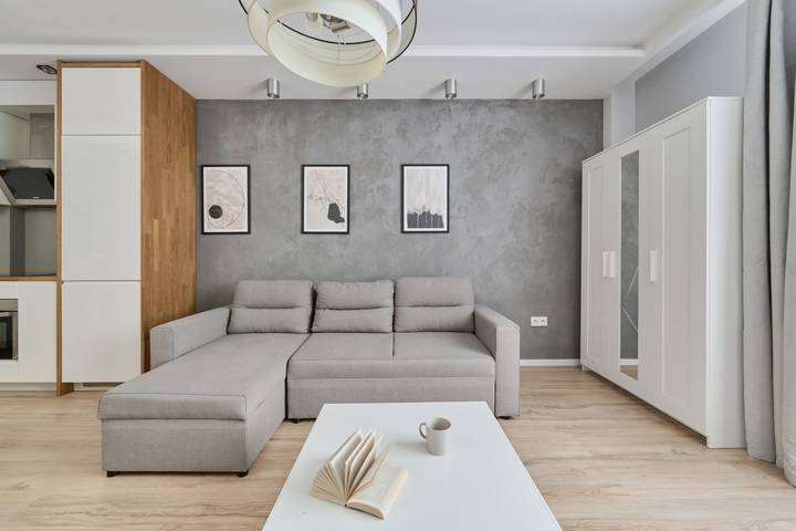 Entire holiday apartment, Modern Studio with Balcony | 20 minutes to Market Square in Wrocław, Lower Silesia