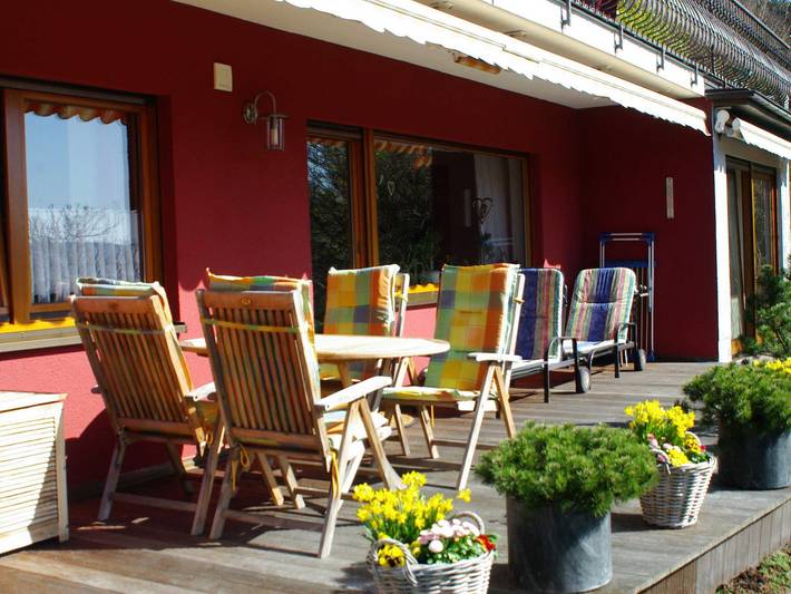 Ferienwohnung für 4 Personen, mit Ausblick und Garten sowie Terrasse, kinderfreundlich in Hessen - 3