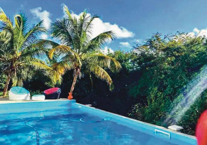 Maison de vacances pour 6 personnes, avec piscine ainsi que jardin et vue