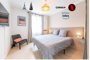 Gîte pour 2 personnes, avec balcon à Vaires-sur-Marne