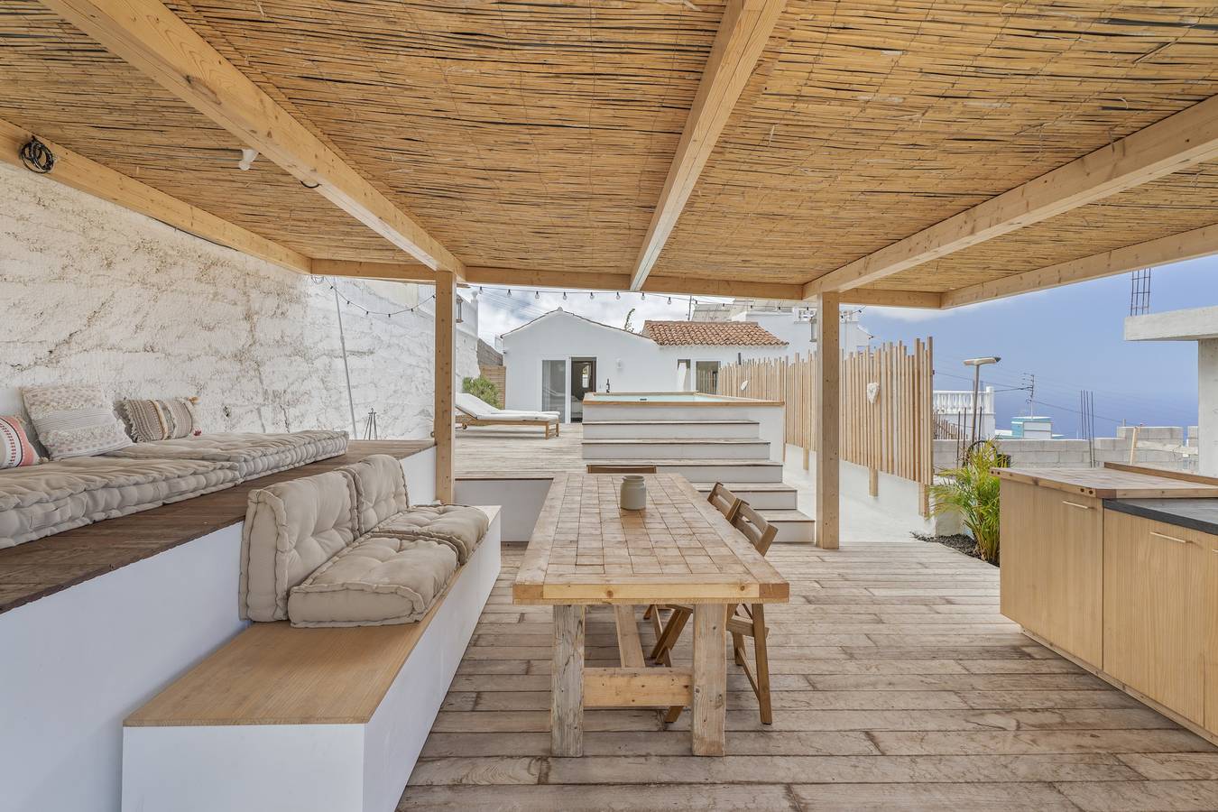 Ferienhaus 'Xuixo In Tenerife Süd' mit Meerblick, Wlan und Klimaanlage in Tejina de Isora, Guía de Isora
