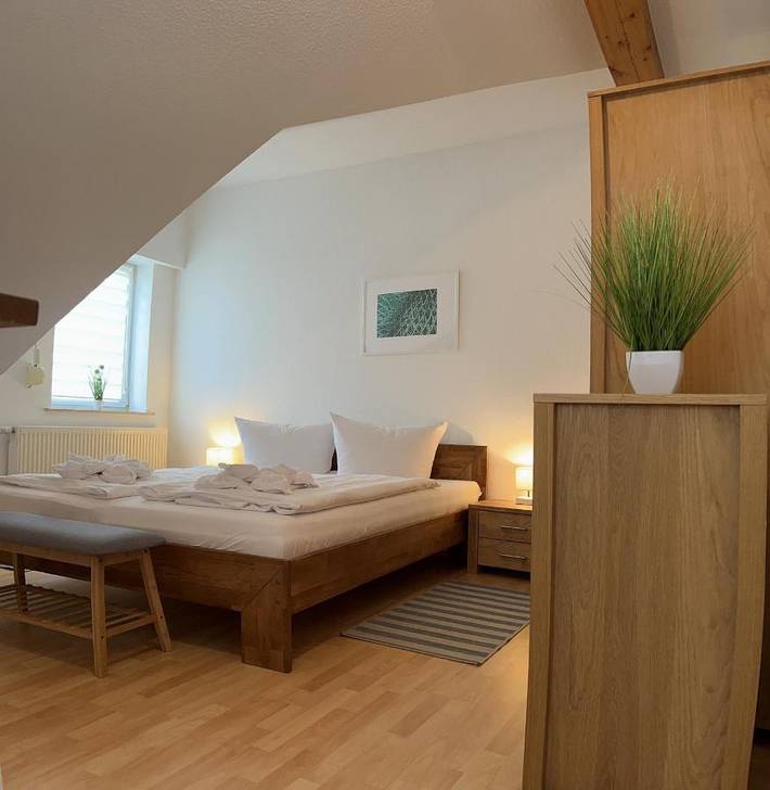 Bungalow für 2 Personen, mit Terrasse und Garten sowie Sauna und Ausblick in Thiessow