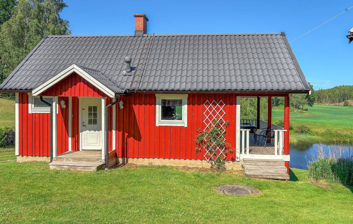 Vacation house for 6 people with yard in Skane