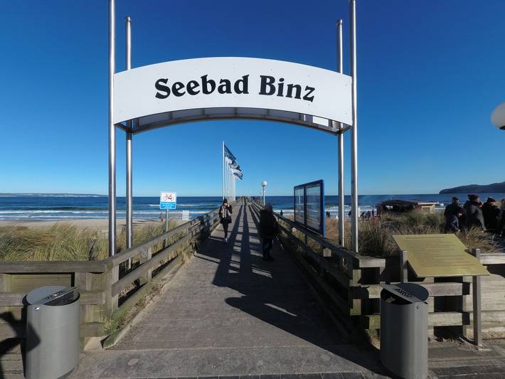 Ferienwohnung für 4 Personen, mit Balkon/Terrasse und Seeblick in Binz