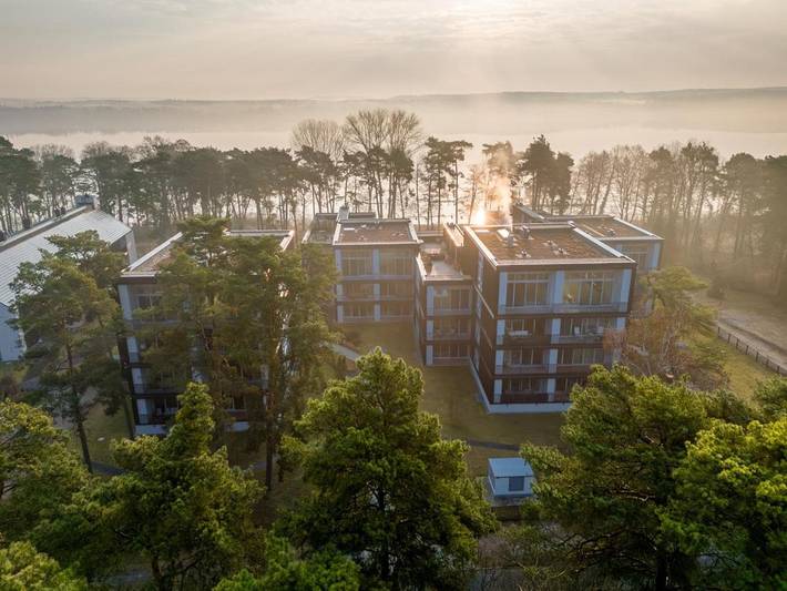 Ferienwohnung für 4 Personen, mit Balkon und Garten sowie Pool und Sauna