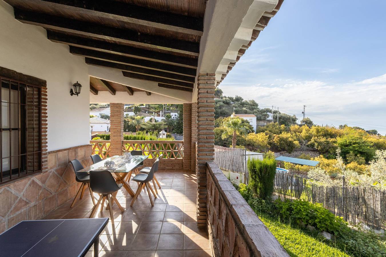 Ferienhaus "Villa Damian" mit Bergblick und Garten in Frigiliana, Costa del Sol