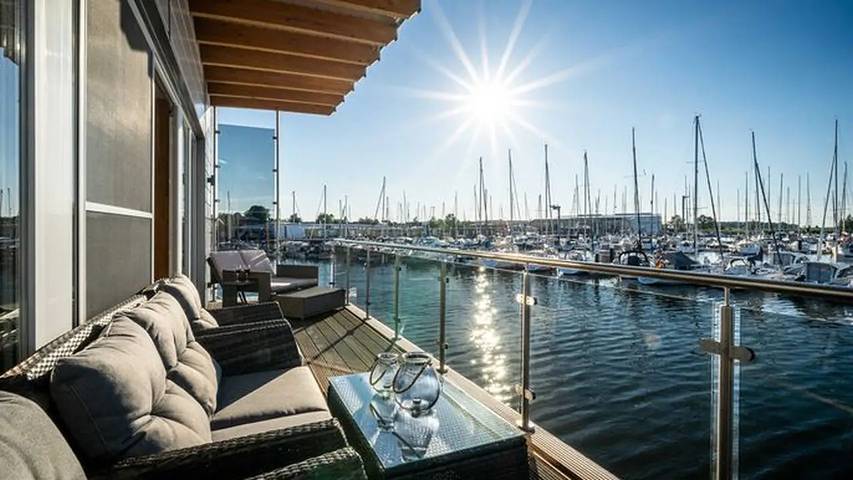 Boot für 4 Personen, mit Balkon und Sauna in Kröslin - 4