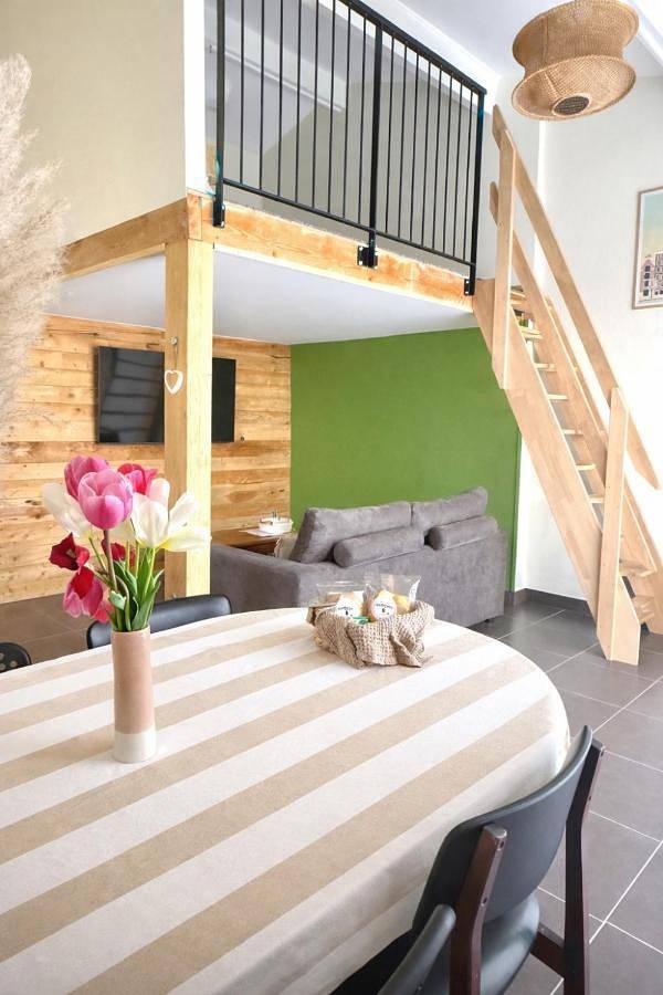 Appartement de vacances pour 4 personnes, avec jardin et vue