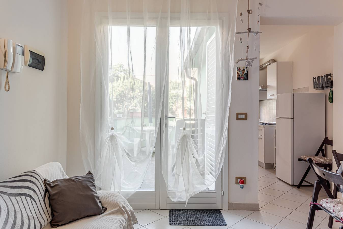 Geheel appartement, Appartement 'Un Angolo Nel Verde A Empoli' met gedeeld terras, Wi-Fi en airconditioning in Empoli, Provincie Florence