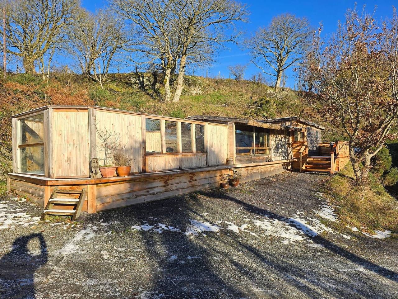 Luxury Welsh wooden cabin in Denbighshire
