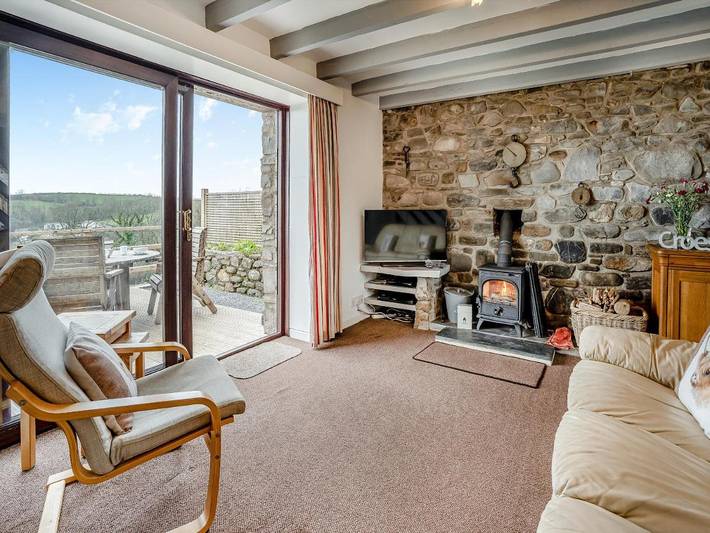 Holiday rental for 4 people, with Hot tub and Garden in Amroth