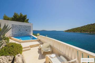 Villa mit pool für 12 Personen, mit Meerblick in Marina