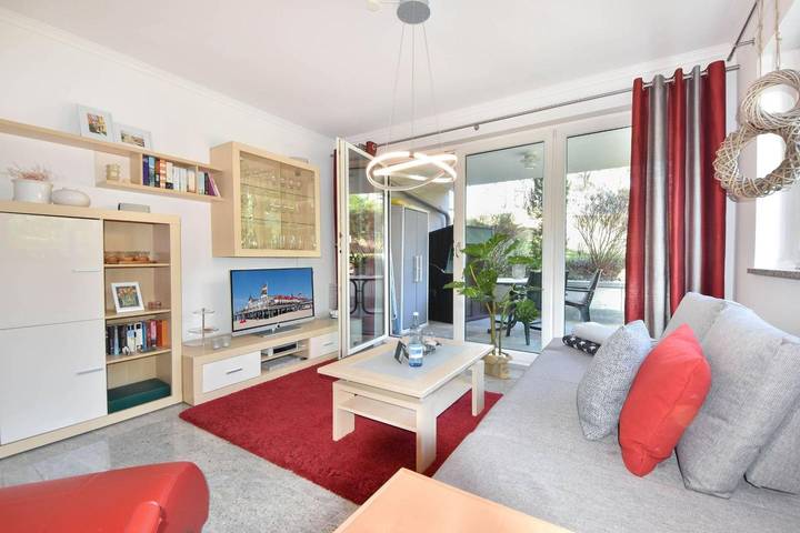 Ferienwohnung für 2 Personen, mit Terrasse und Sauna in Seebad Heringsdorf