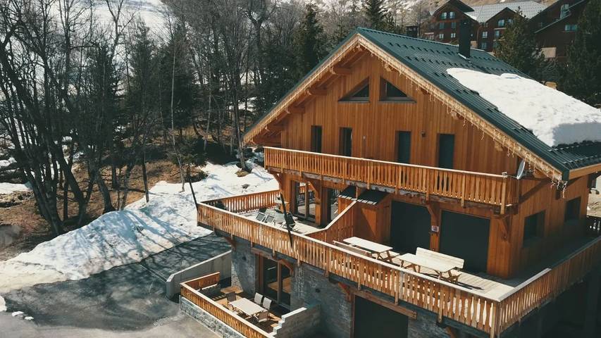 Maison pour 14 personnes, avec Balcon/Terrasse et Terrasse à Saint-Sorlin-d'Arves