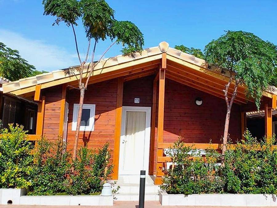 Camping Bonterra Resort - Chalet 4 personen - Holzchalet Melia in Benicassim, Costa del Azahar