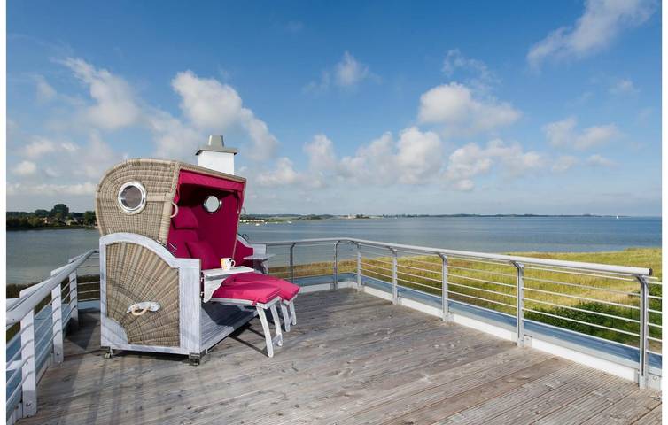Ferienhaus mit Meerblick für 5 Personen, mit Sauna und Terrasse sowie Whirlpool, mit Haustier in Kappeln - 3