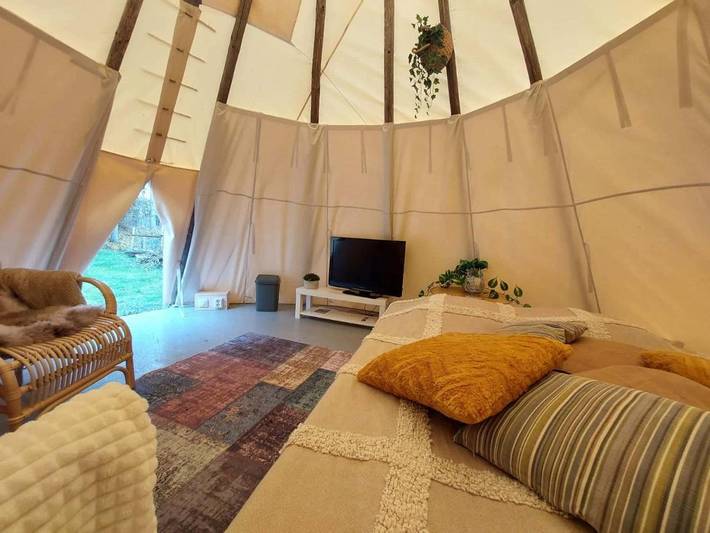 Camping für 2 Personen, mit Terrasse und Garten sowie Sauna und Ausblick in Südschweden
