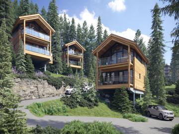 Chalet für 8 Personen, mit Sauna und Balkon sowie Whirlpool an der Turracher Höhe