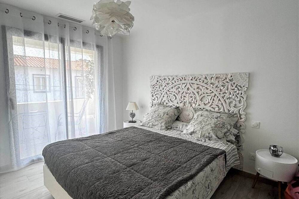 House for 6 people, 3 bedrooms, 2 bathrooms, 3 Wcs, swimming pool, air conditioning and mosquito nets. in Perpignan, Mittelmeerküste (Frankreich)