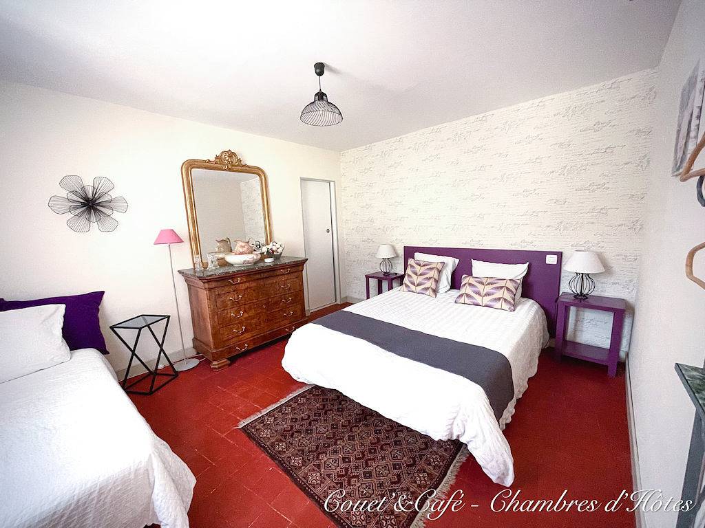 Chambres d'hôtes Couet' & Café - Chambre Lilas in Seigy, Région de Romorantin-Lanthenay