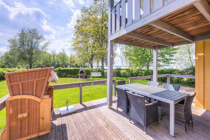 Ferienhaus für 6 Personen, mit Balkon und Whirlpool sowie Terrasse und Garten in Rechlin - 4
