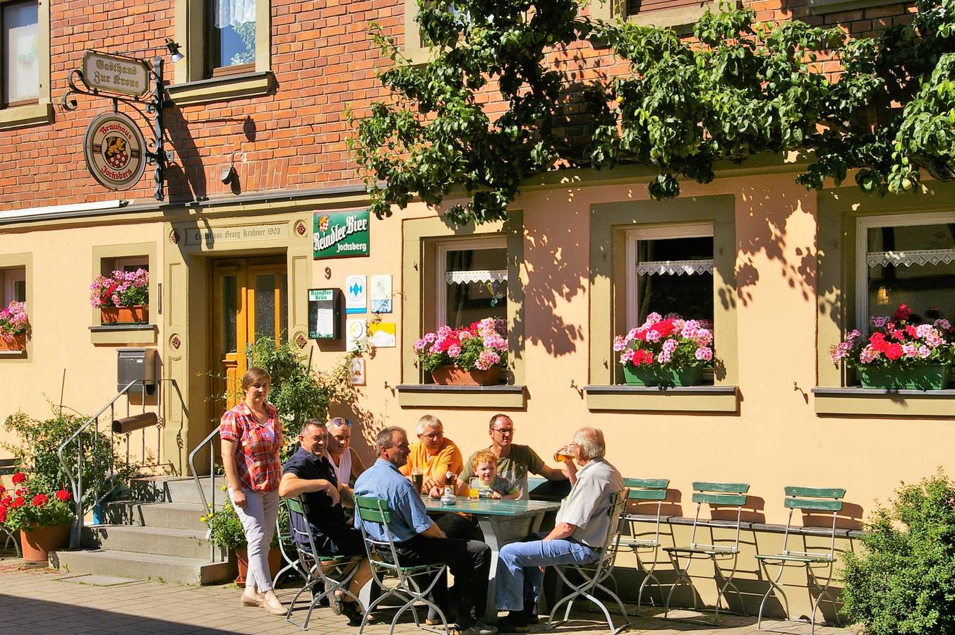 Gasthaus "Zur Krone" - Mbz Weizenstube mit kostenlosem Wlan in Windelsbach, Romantische Straße