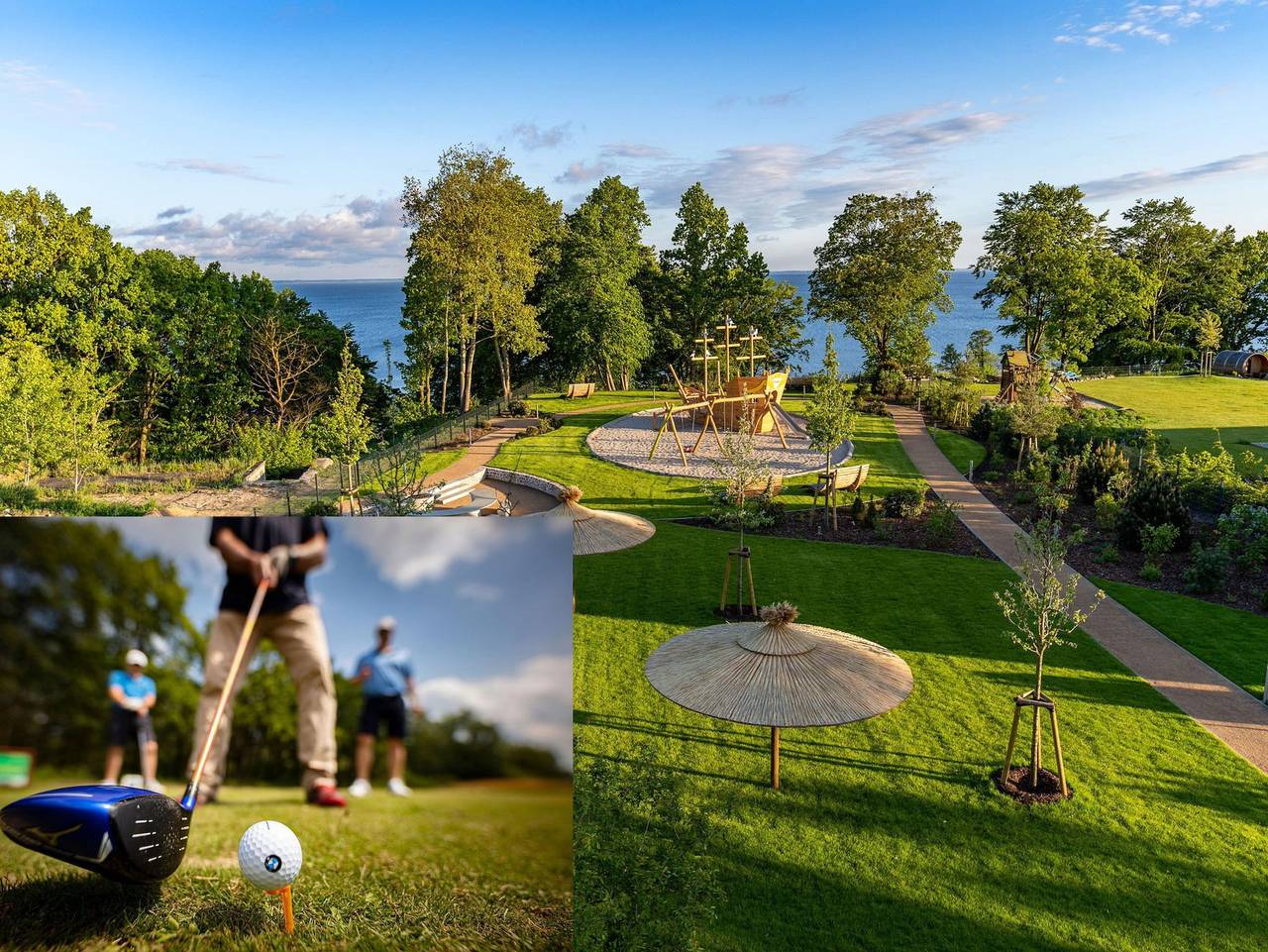 Ganze Ferienwohnung, Haffhäuser am Stettiner Haff Haus 1 Golf Special buchbar - Ferienwohnung V in Zirchow, Usedom