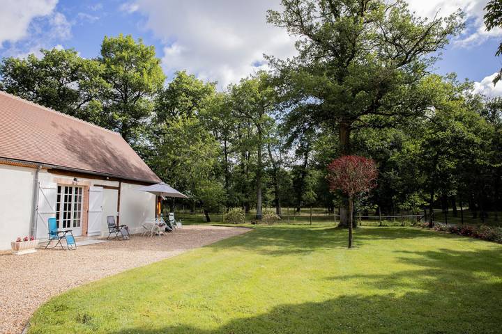 Location de vacances pour 7 personnes, avec jardin près des Châteaux de la Loire