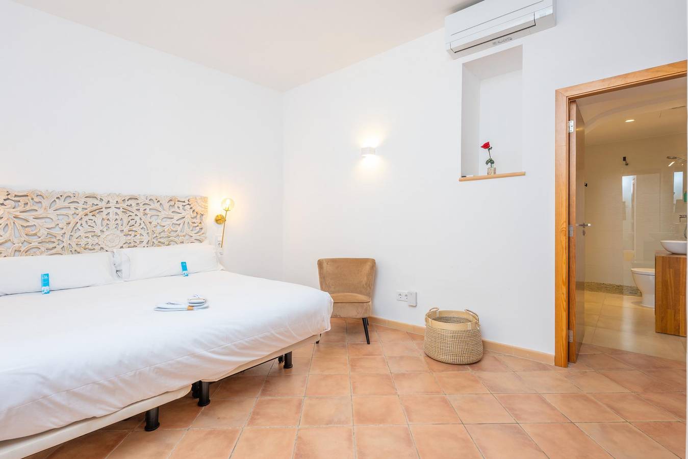 Cas Català - Doble Estandard - Schönes Zimmer in einem Boutique-Hotel mit Gemeinschaftspool und kostenlosem Wlan in Sineu, Mallorca Inselmitte