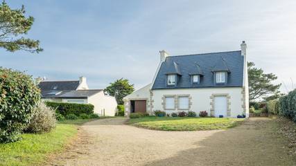Cottage pour 4 personnes, avec terrasse et jardin à Lampaul-Plouarzel