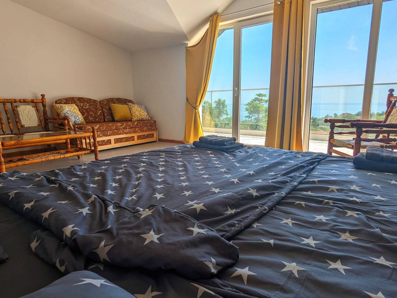 Familienvilla "Dionysus" mit Pool und Meerblick in Balchik, Dobrich Region