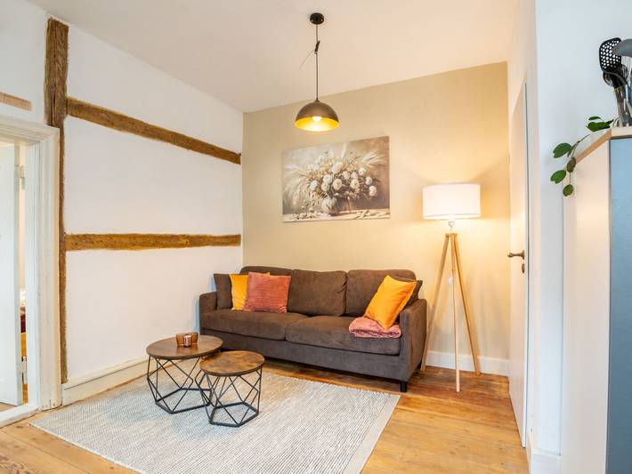 Ferienwohnung für 2 Personen, mit Terrasse und Sauna sowie Garten in Mirow