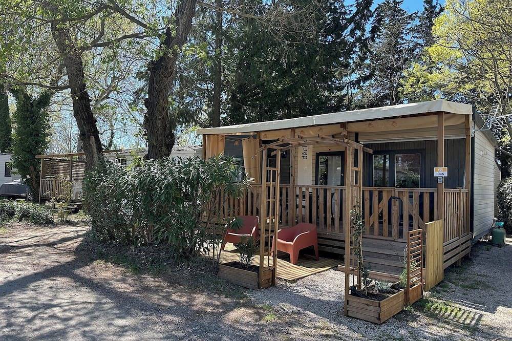 3-bed mobile home with air conditioning + dishwasher + swimming pool + private lake, ideal for families in La Roque-d'Anthéron, Aix-en-Provence und Umgebung